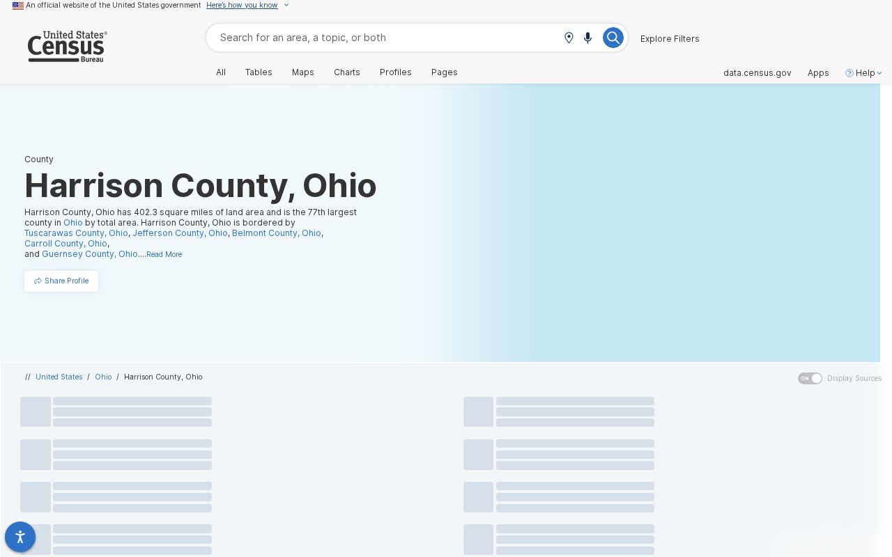 Harrison County court docket Census profile